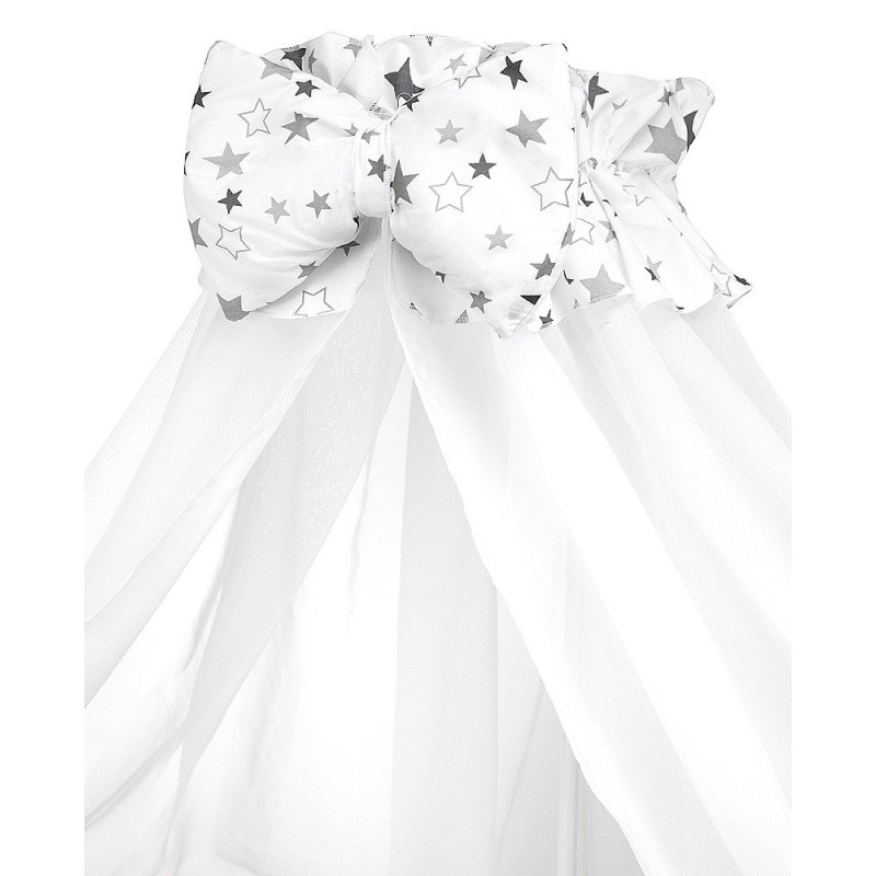 Постільна білизна Qvatro Gold RG-08 білий сірі зірки