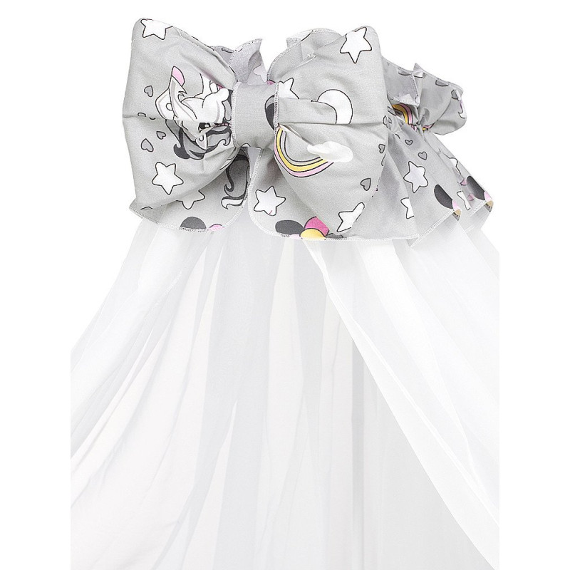 Постільна білизна Qvatro Gold RG-08 сірий єдинороги