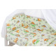 Постільна білизна Qvatro Gold RG-08 салатовий ведмедик лежить, бджілки