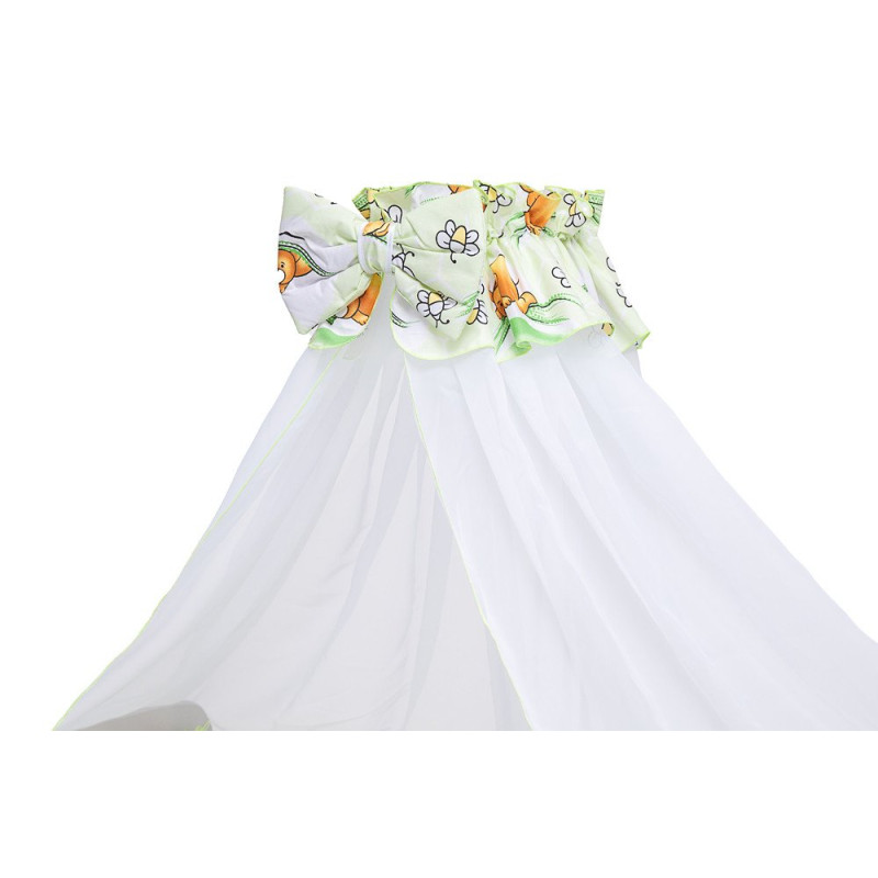 Постільна білизна Qvatro Gold RG-08 салатовий ведмедик лежить, бджілки