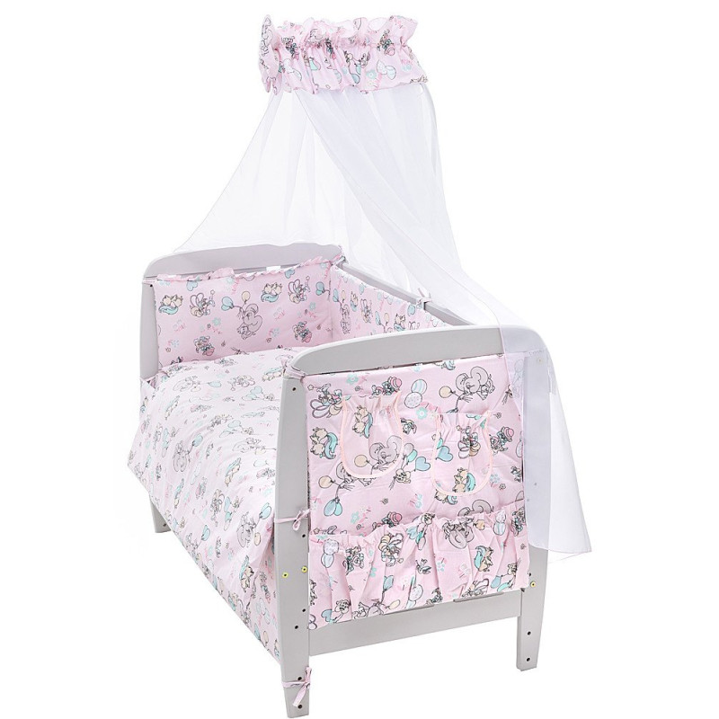 Постільна білизна Qvatro Gold RG-08 рожевий звірята