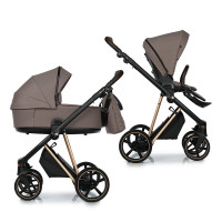 Універсальна коляска 2 в 1 Roan Ivi cocoa rose gold