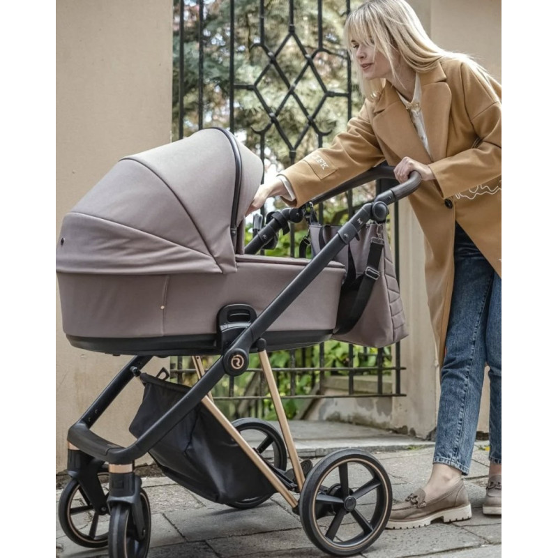 Універсальна коляска 2 в 1 Roan Ivi cocoa rose gold