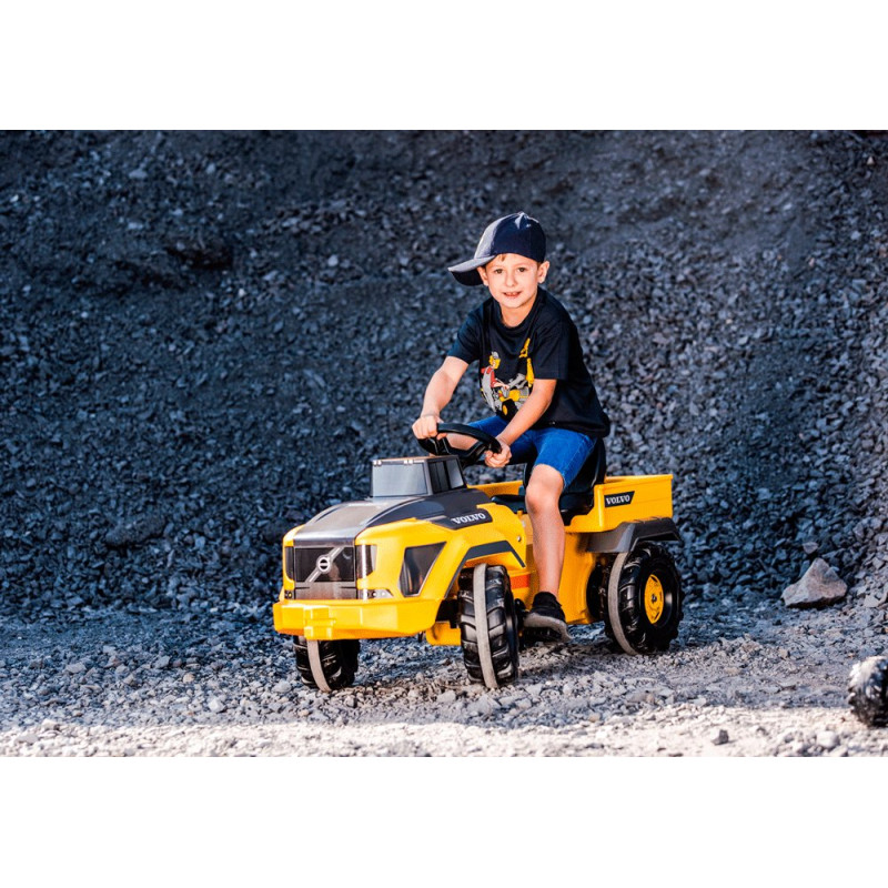 Толокар Rolly Toys Трактор Volvo rollyTruck жовтий