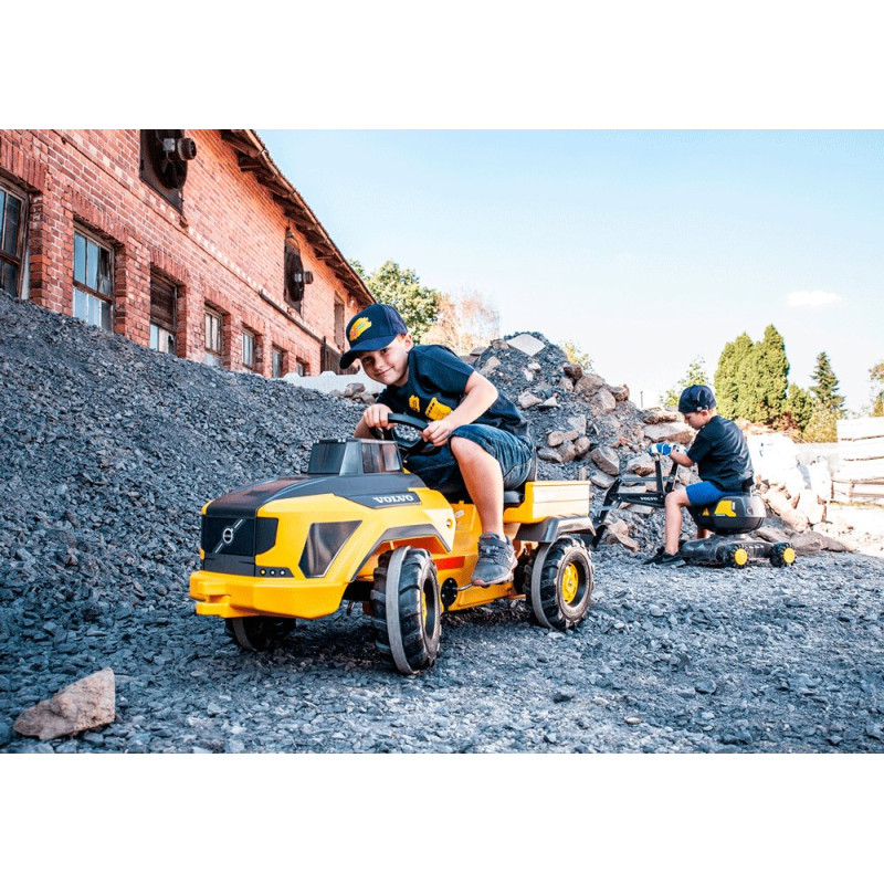 Толокар Rolly Toys Трактор Volvo rollyTruck жовтий