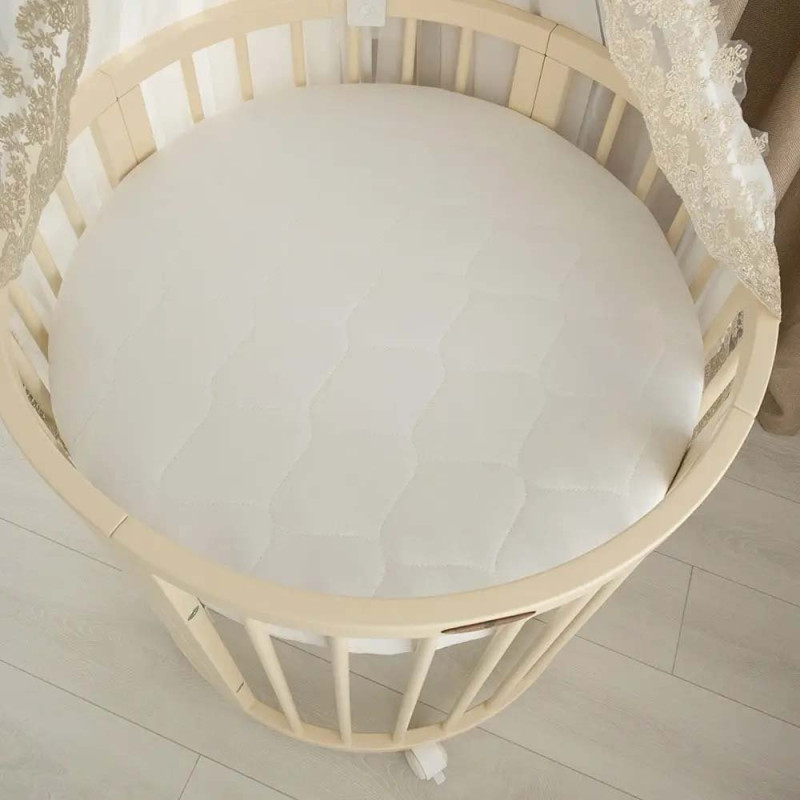 Ліжечко Royal Sleep Овальне 7 в 1 Слонова кістка