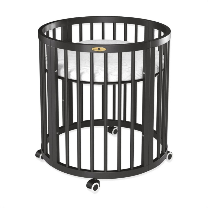 Ліжечко Royal Sleep Овальне 7 в 1 Венге