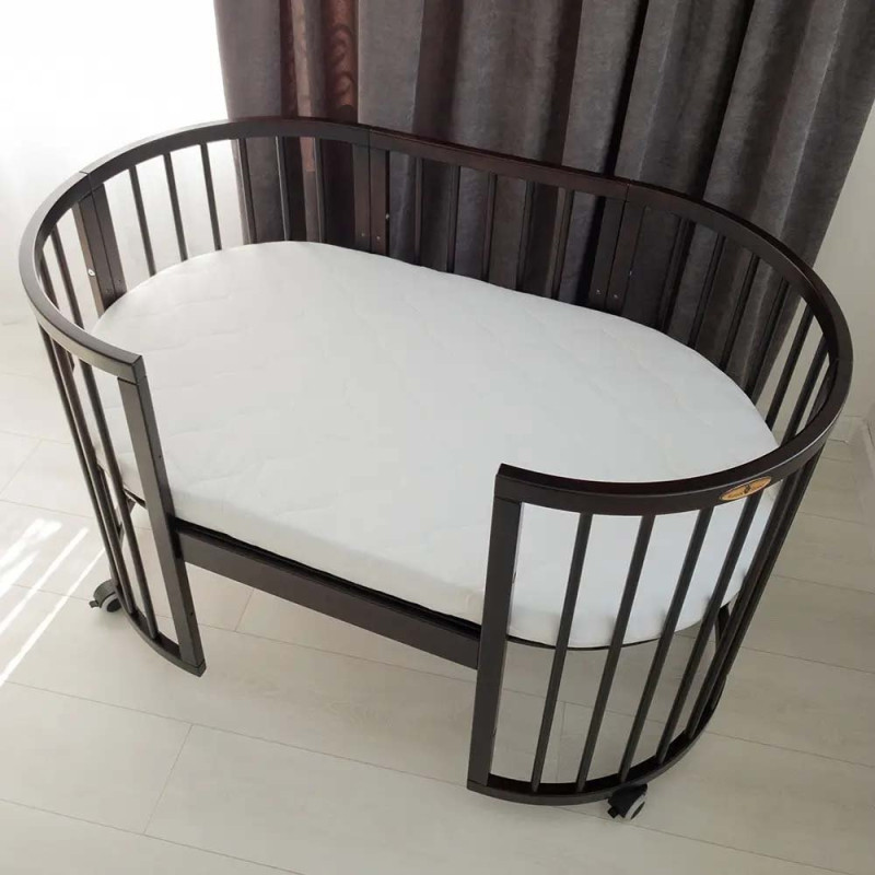 Ліжечко Royal Sleep Овальне 7 в 1 Венге