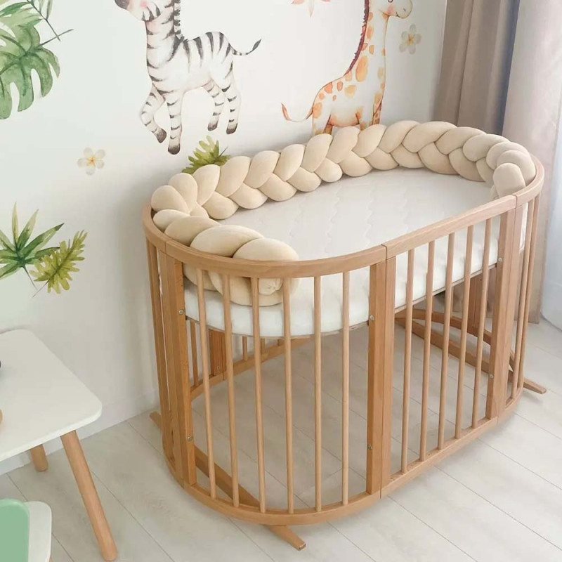 Ліжечко Royal Sleep Овальне 7 в 1 Бук