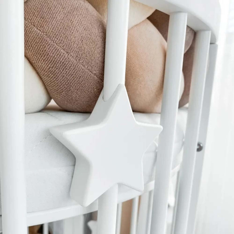 Ліжечко Royal Sleep Овальне 7 в 1 Stars