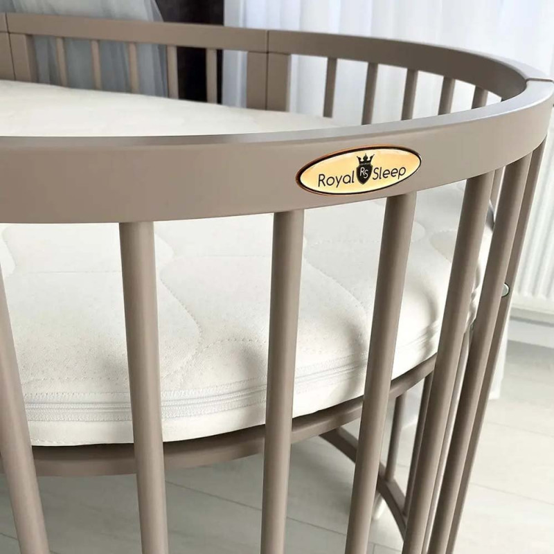 Ліжечко Royal Sleep Овальне 7 в 1 Какао