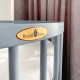 Ліжечко Royal Sleep Овальне 7 в 1 Сіре