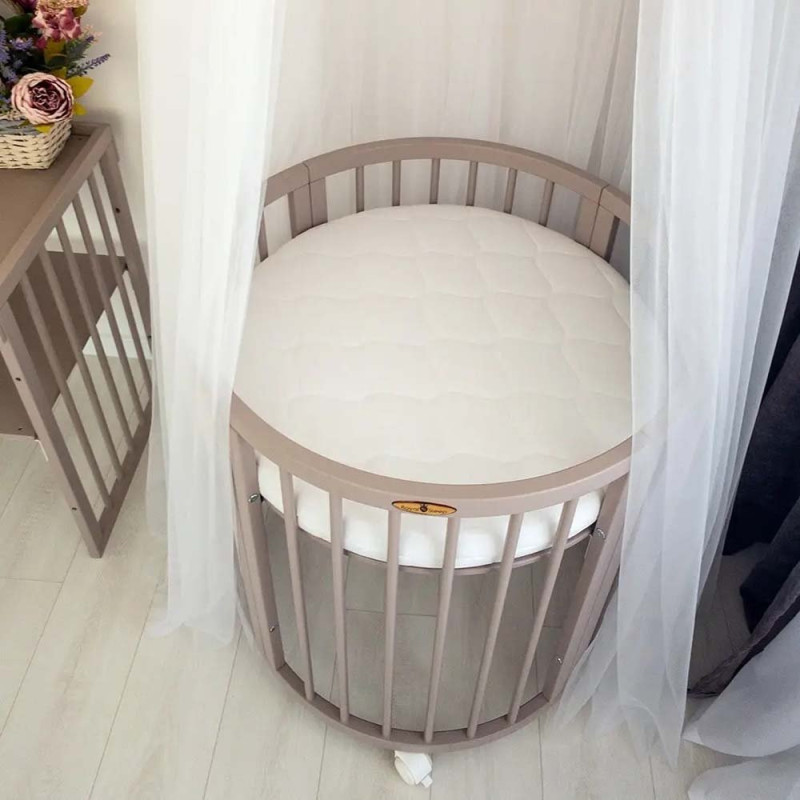 Ліжечко Royal Sleep Овальне 9 в 1 Какао