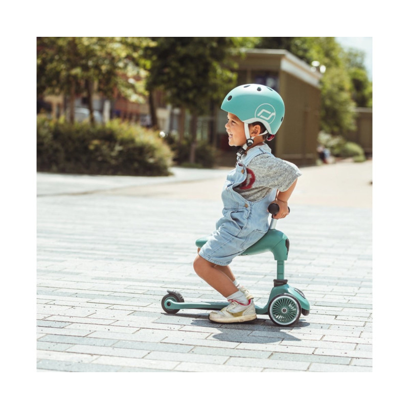 Самокат Scoot and Ride Highwaykick-1, сіро-зелений, 1-5 років