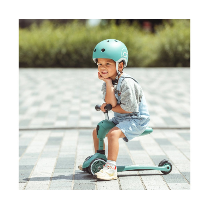 Самокат Scoot and Ride Highwaykick-1, сіро-зелений, 1-5 років