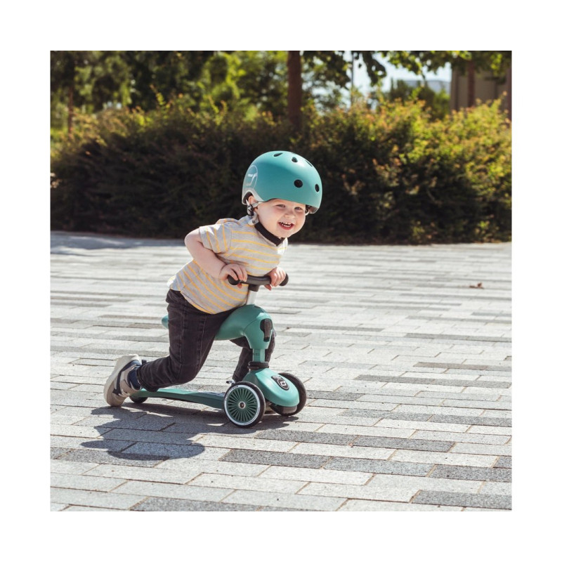 Самокат Scoot and Ride Highwaykick-1, сіро-зелений, 1-5 років