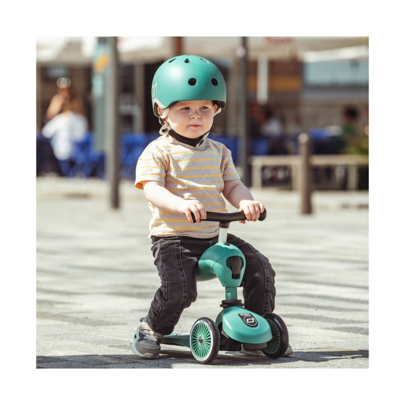 Самокат Scoot and Ride Highwaykick-1, сіро-зелений, 1-5 років