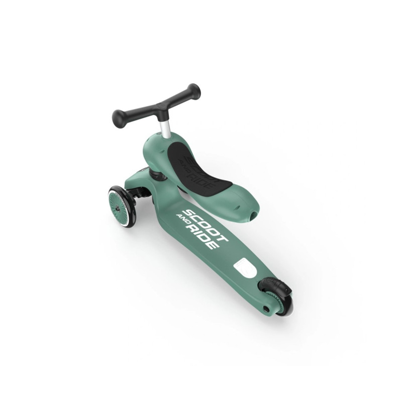 Самокат Scoot and Ride Highwaykick-1, сіро-зелений, 1-5 років