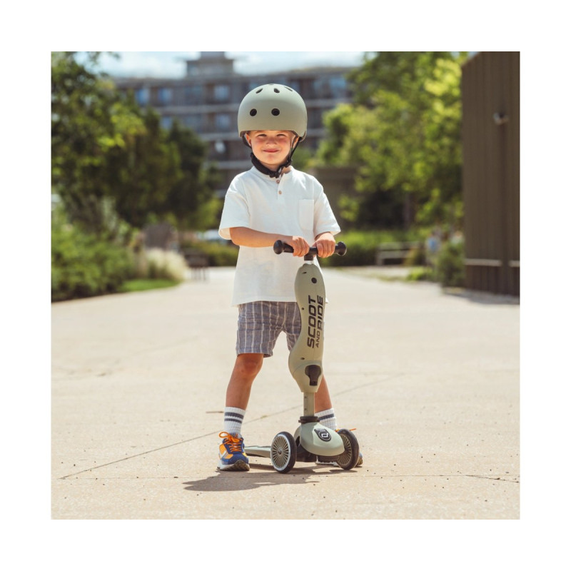 Самокат Scoot and Ride Highwaykick-1, оливковий, 1-5 років
