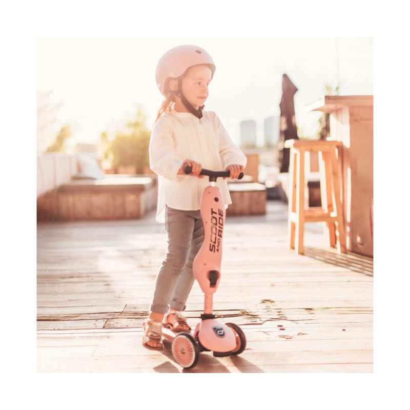 Самокат Scoot and Ride Highwaykick-1 пастельно-рожевий, 1-5 років