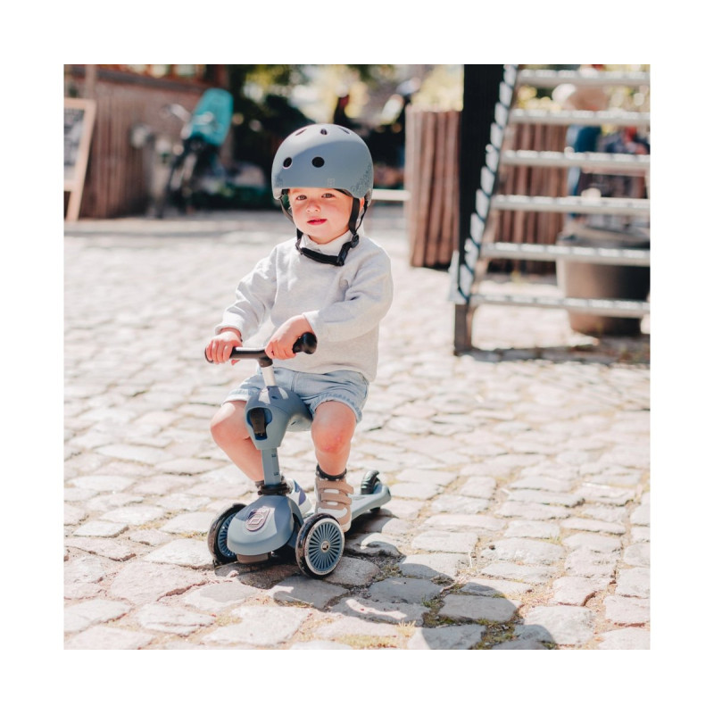 Самокат Scoot and Ride Highwaykick-1, сіро-синій, 1-5 років