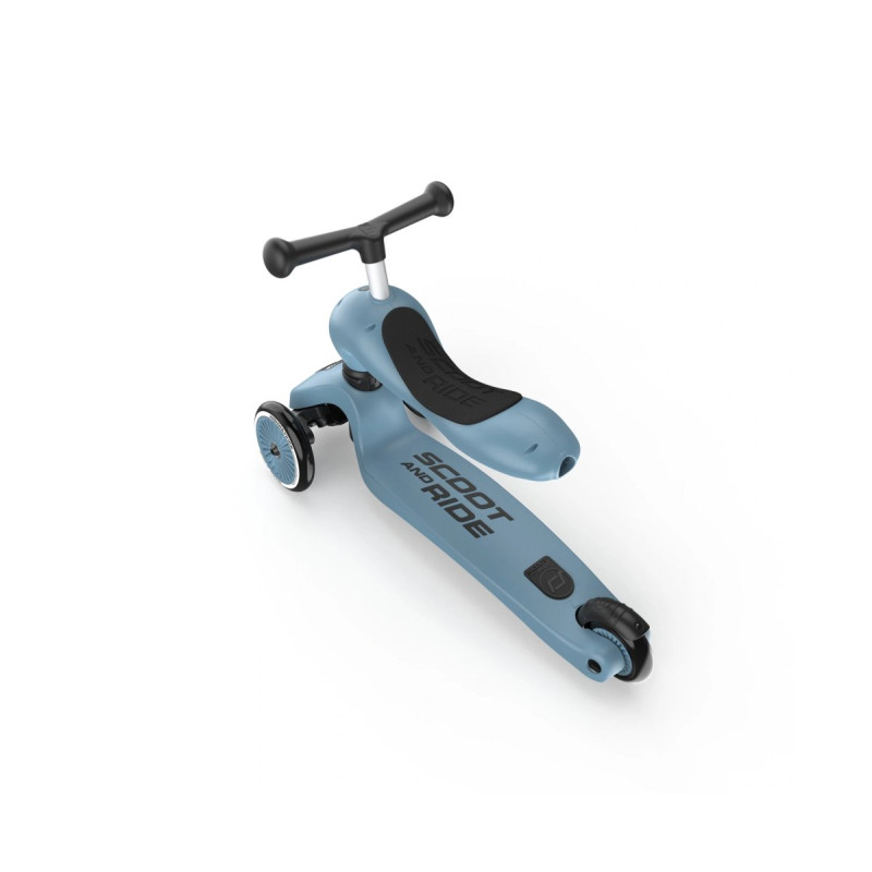 Самокат Scoot and Ride Highwaykick-1, сіро-синій, 1-5 років