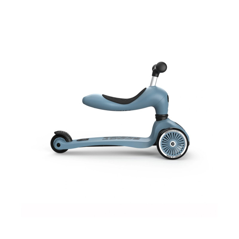 Самокат Scoot and Ride Highwaykick-1, сіро-синій, 1-5 років