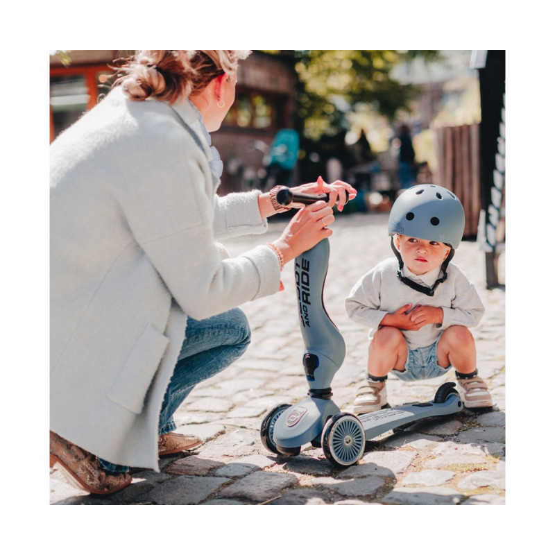 Самокат Scoot and Ride Highwaykick-1, сіро-синій, 1-5 років