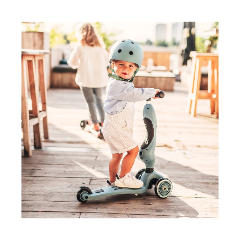 Самокат Scoot and Ride Highwaykick-1, сіро-синій, 1-5 років