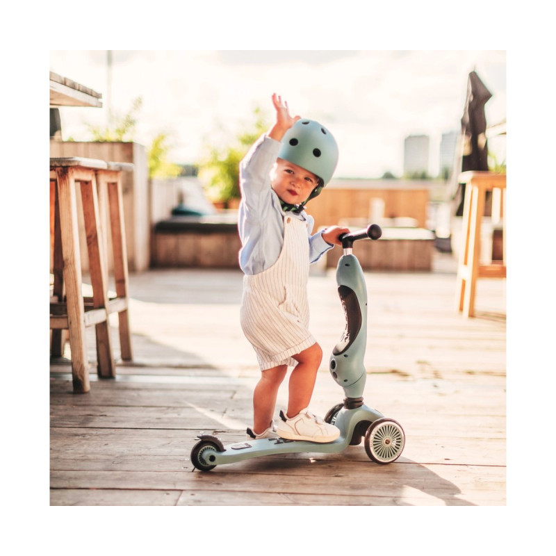 Самокат Scoot and Ride Highwaykick-1, сіро-синій, 1-5 років