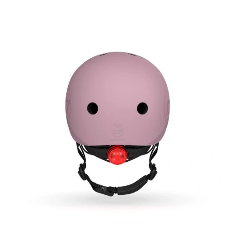 Шолом Scoot and Ride захисний дитячий , Пастельно-бузковий, з ліхтариком, 51-55см