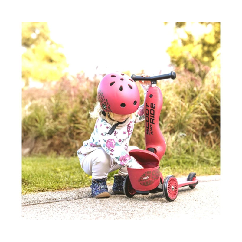 Самокат Scoot and Ride Highwaykick-1 Lifestyle Вишневий, до 3р/20кг