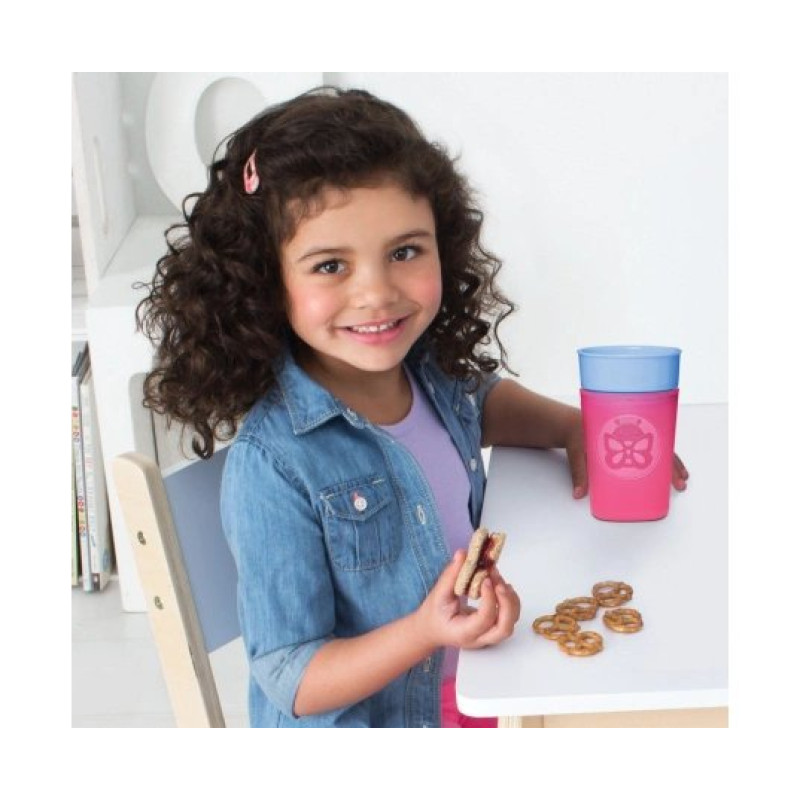 Пляшка Skip Hop Стакан з кришкою Метелик