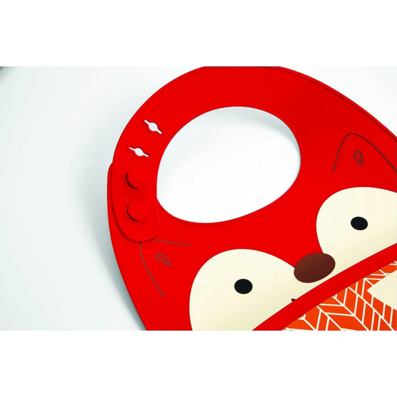 Слинявчик Skip Hop Силіконовий Лисичка