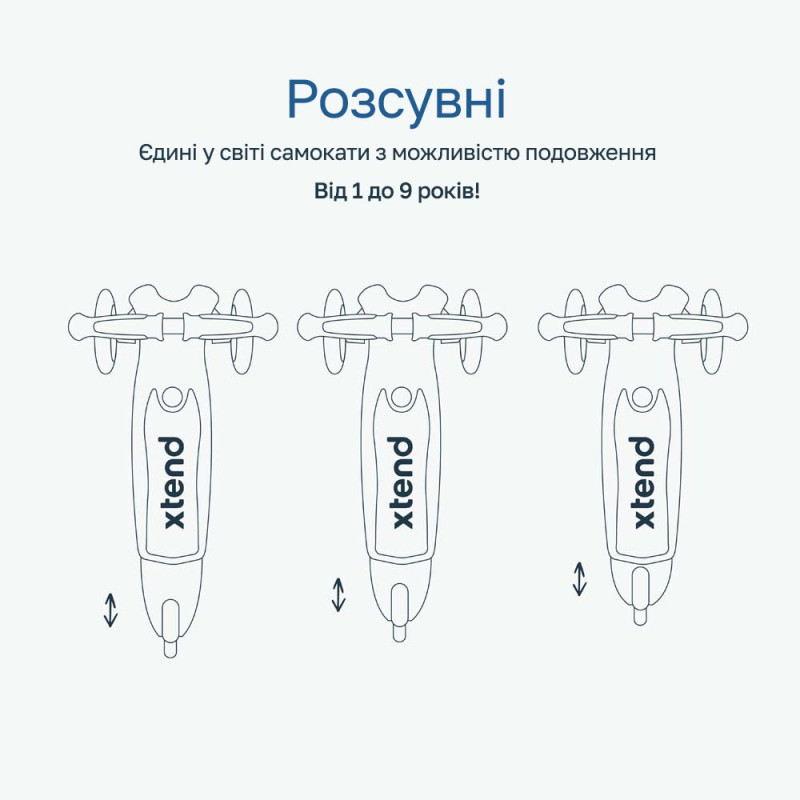 Самокат smarTrike Xtend Mini-ride Blue