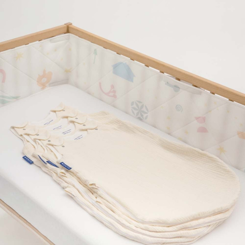 Спальник Sonto Літній Sleepset, 71 см, 3-6 місяців молочний