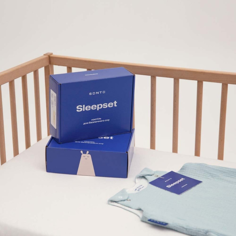 Спальник Sonto Літній Sleepset, 63 см, 0-3 місяці пісочний