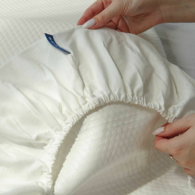 Матрац Sonto Вологостійке простирадло до матраца Kokon молочний