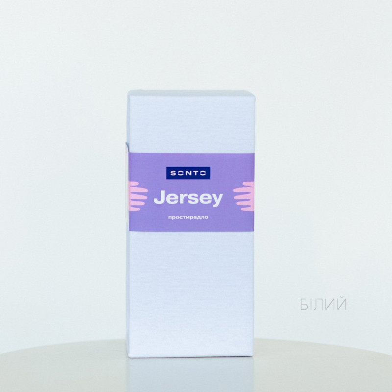 Постільна білизна Sonto Простирадло Jersey 120х60х12 см блакитний