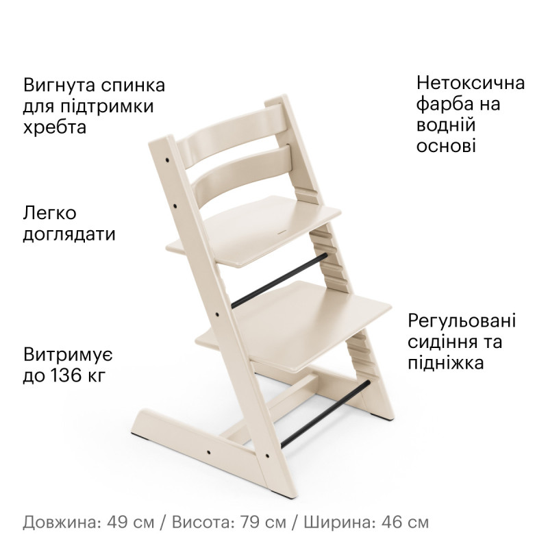 Стільчик Stokke® Tripp Trapp Beige
