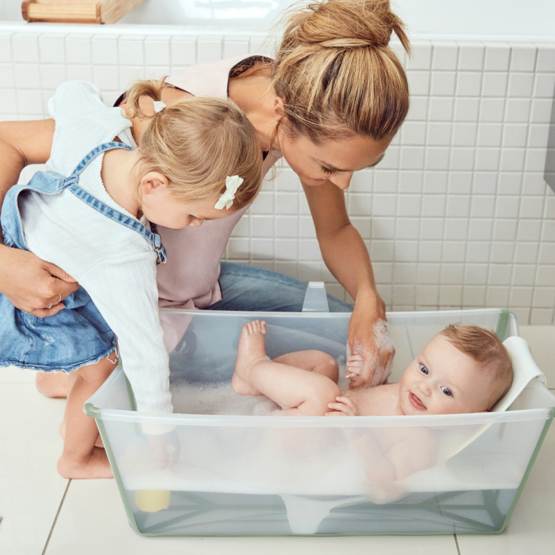 Набір Stokke® Flexi Bath: ванночка складна та адаптер Grey