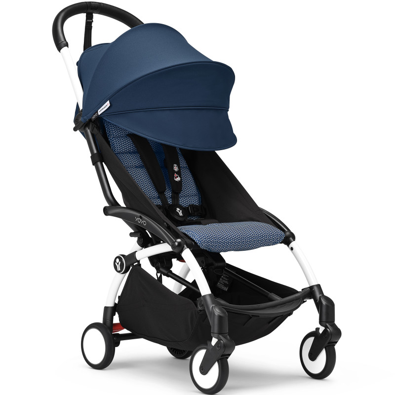 Прогулянкова коляска Stokke YOYO³ White Blue Air France