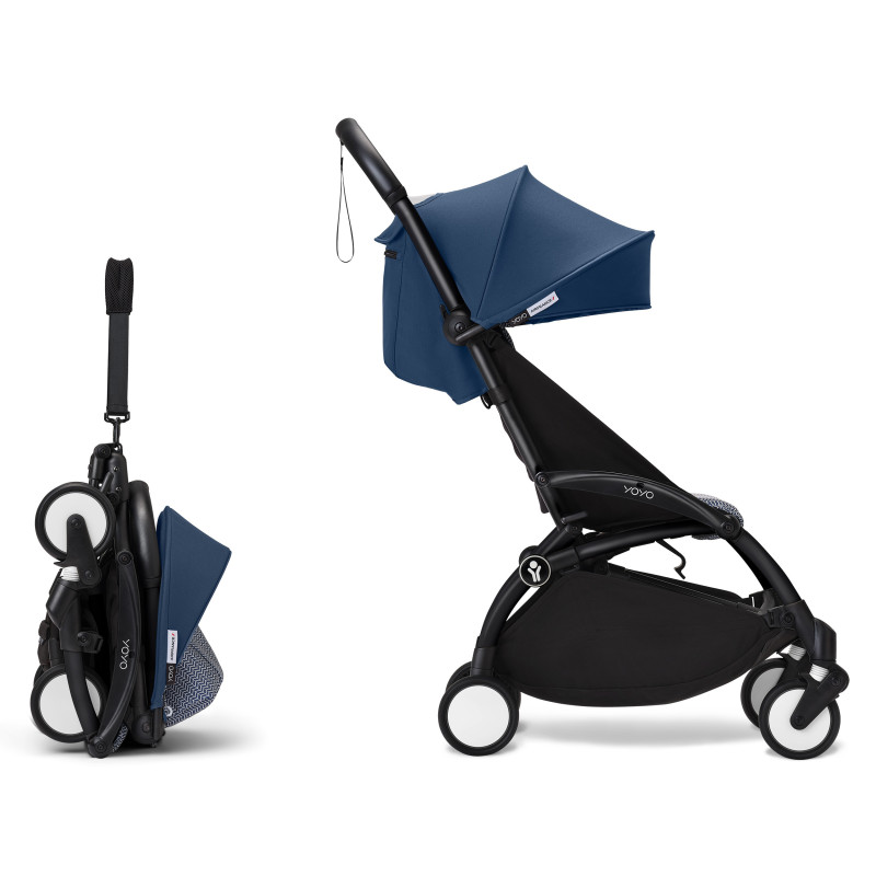 Прогулянкова коляска Stokke YOYO³ Black Blue Air France