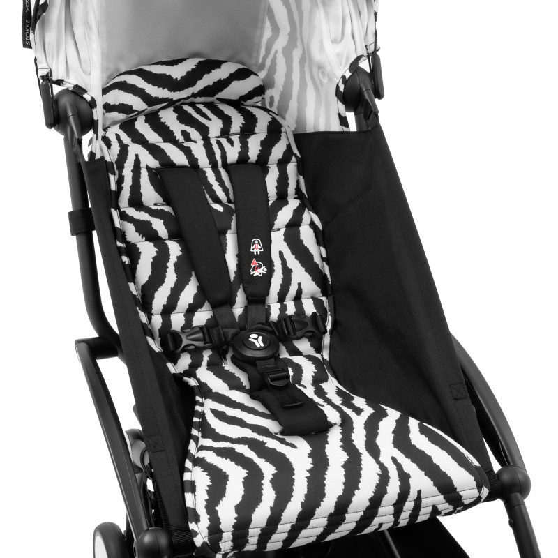 Комплект текстилю Stokke® YOYO Wild 6+ Black/White