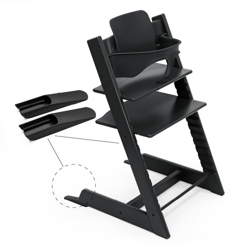 Спинка з обмежувачем Stokke® Baby Set2 для стільчика Tripp Trapp Black