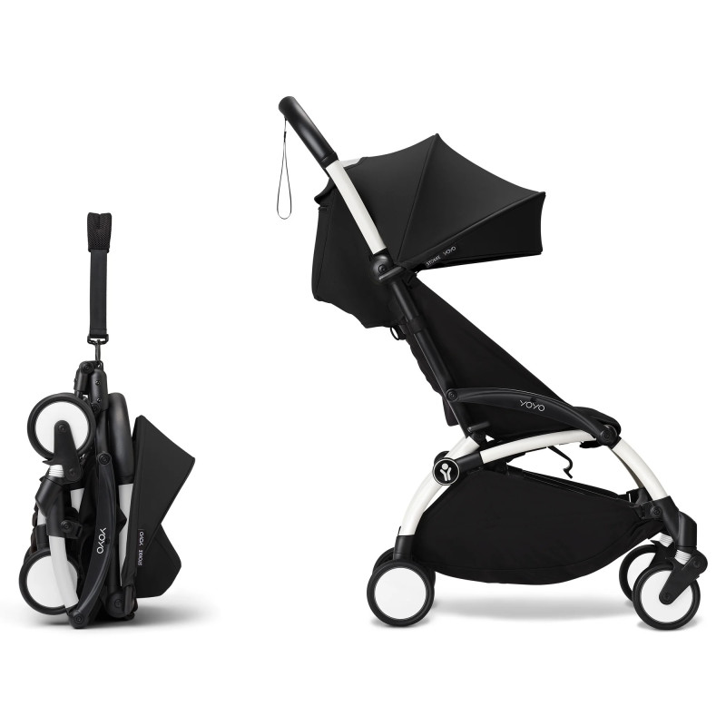 Універсальна коляска 2 в 1 Stokke YOYO³ 0+ White Black