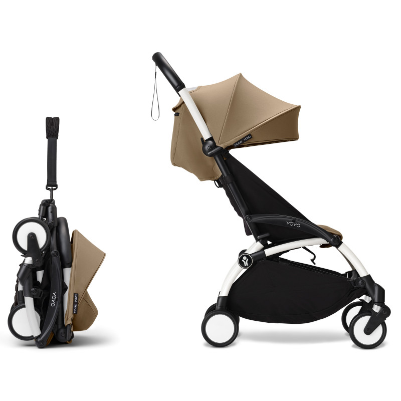Універсальна коляска 2 в 1 Stokke YOYO³ 0+ White Toffee