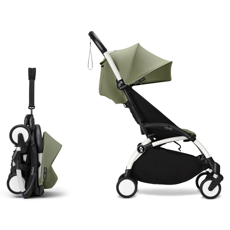 Універсальна коляска 2 в 1 Stokke YOYO³ 0+ White Olive