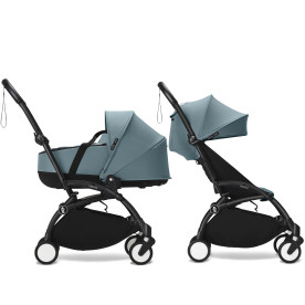 Універсальна коляска 2 в 1 Stokke YOYO³ Newborn Shell Black Aqua