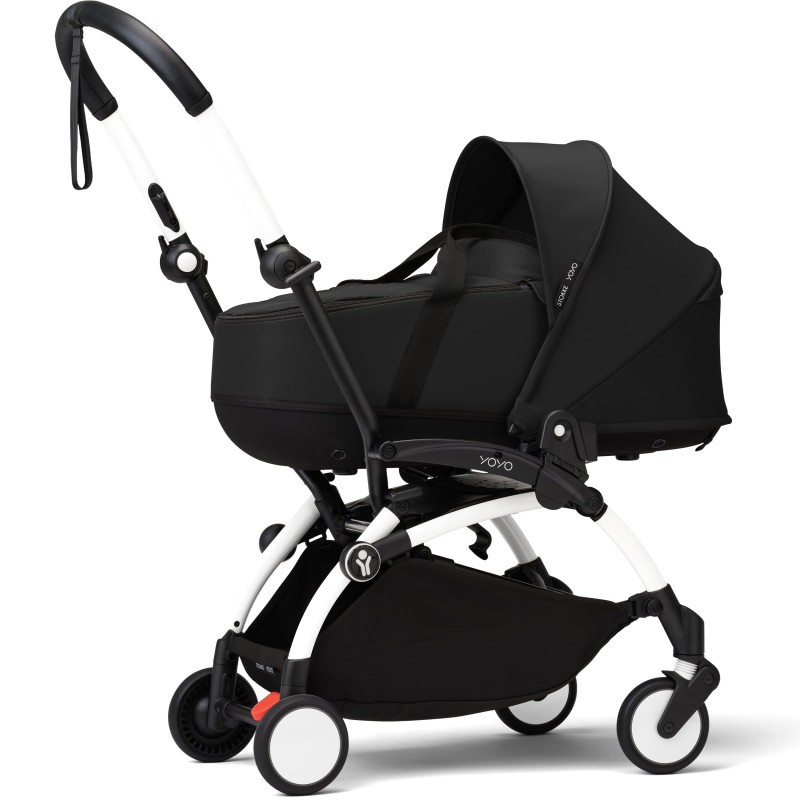 Універсальна коляска 2 в 1 Stokke YOYO³ Newborn Shell White Black